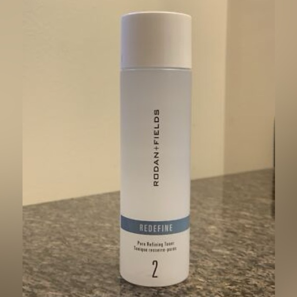 Rodan + Fields White and Blue Skincare Toner